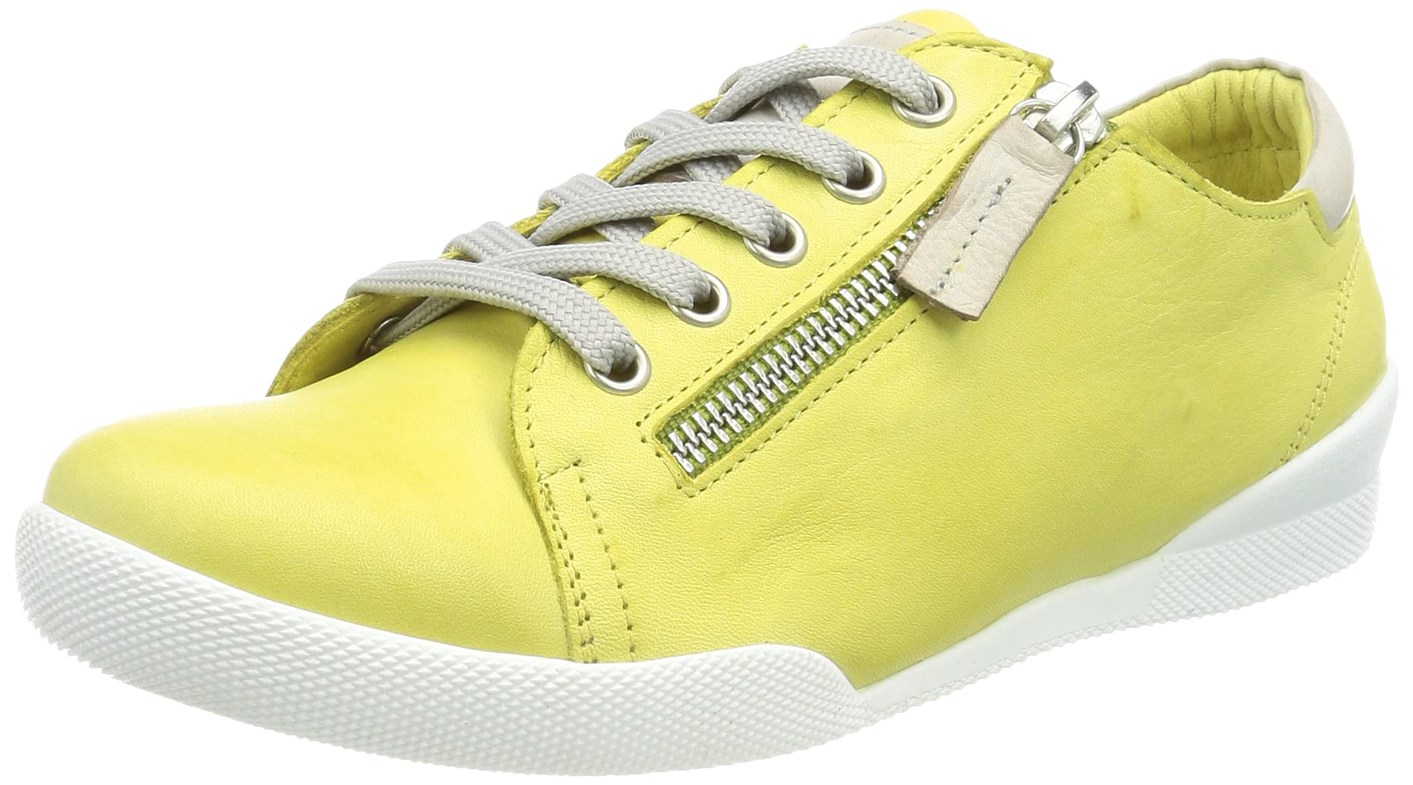Andrea Conti 347839 Women’s Sneaker, Limone/Silbergrau, 5 UK