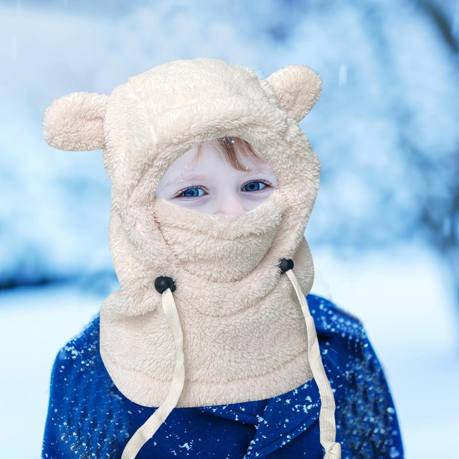 Jastore Kids Ski Balaclava for Boys Girl Winter Hat for Kids Toddle Warm Balaclava Hood Neck Scarf - Image 6