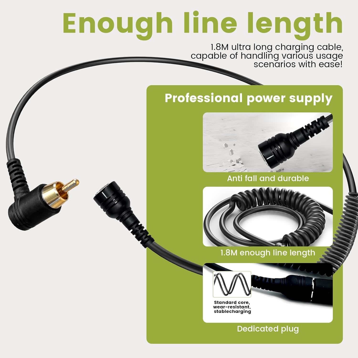 Lnauy Magnetic Power Cord for Snowmobile Helmet Heated Visor Electric Shields,Replacement Heated Visor Shield Cord