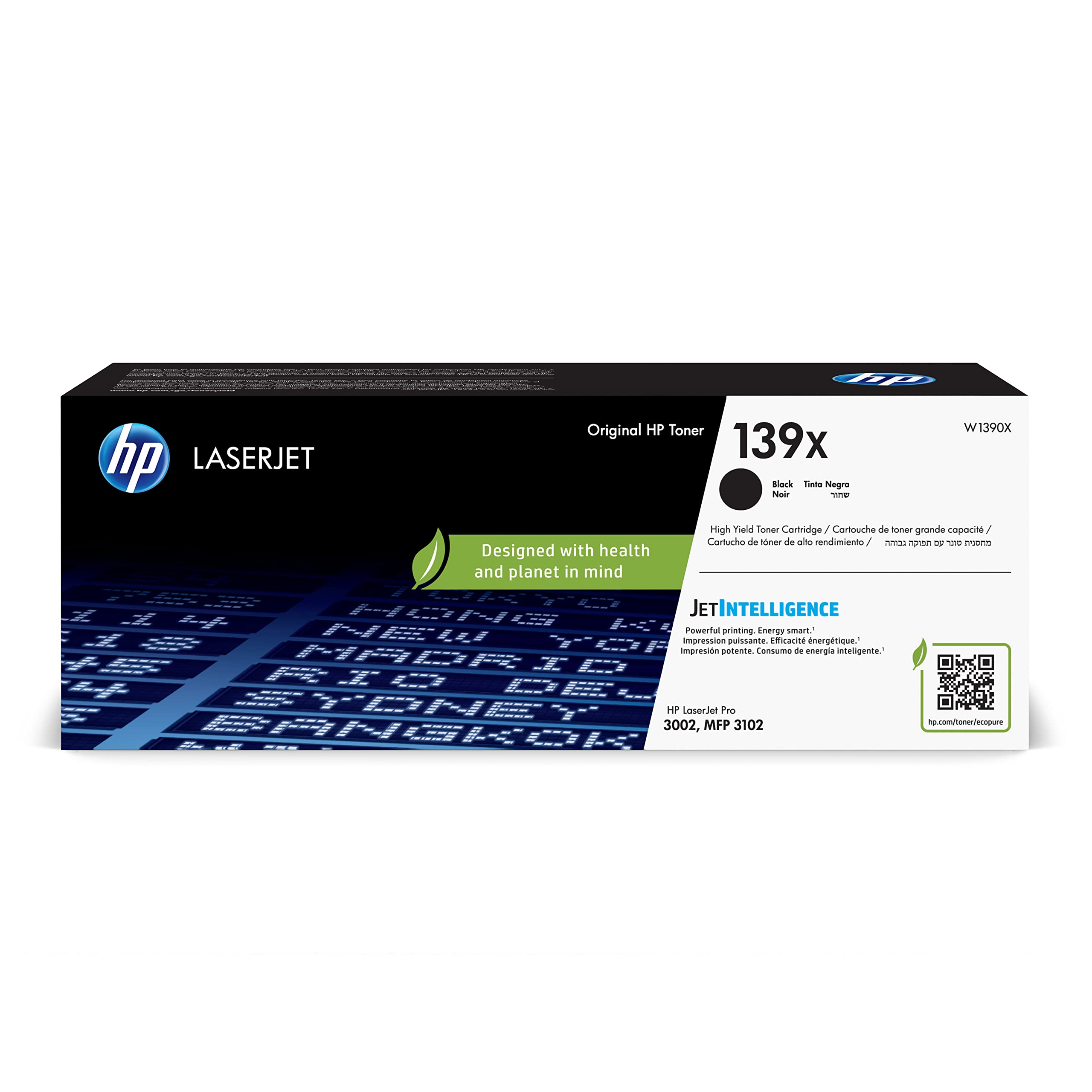 HP 139X (W1390X) Original Laserjet Toner Schwarz (Für die Laserjet Pro 3001-3008dn/dw, Laserjet Pro 3001-3008dne/dwe, Laserjet Pro MFP 3101-3108fdn/fdw, Laserjet Pro MFP 3101-3108fdne/fdwe Serien)