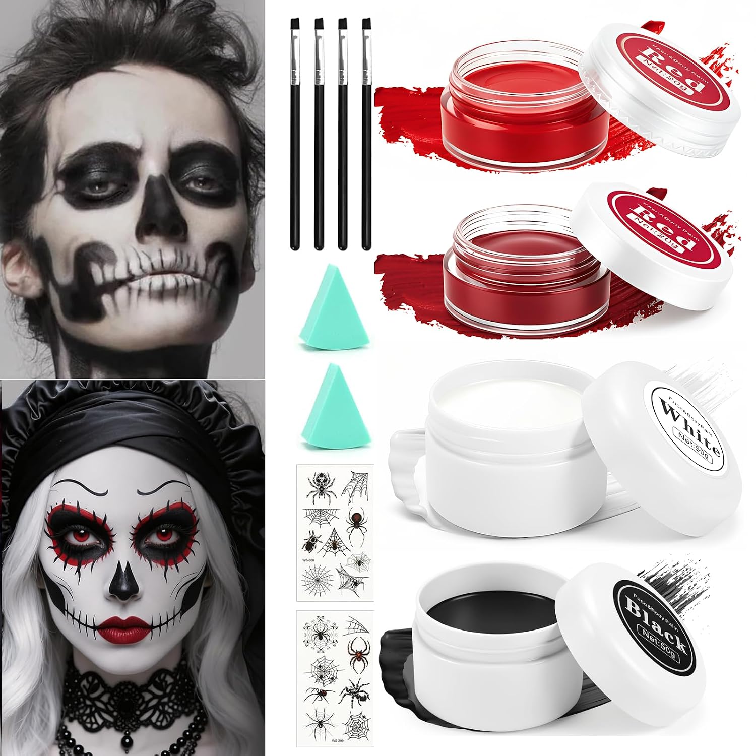 Halloween Make-Up Set Halloween Make Up Set for Adults Child