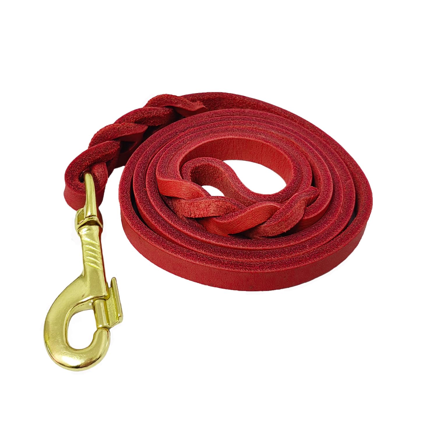 Laisse en cuir pour chien LWBMG : l'accessoire idéal pour vos balades en ville