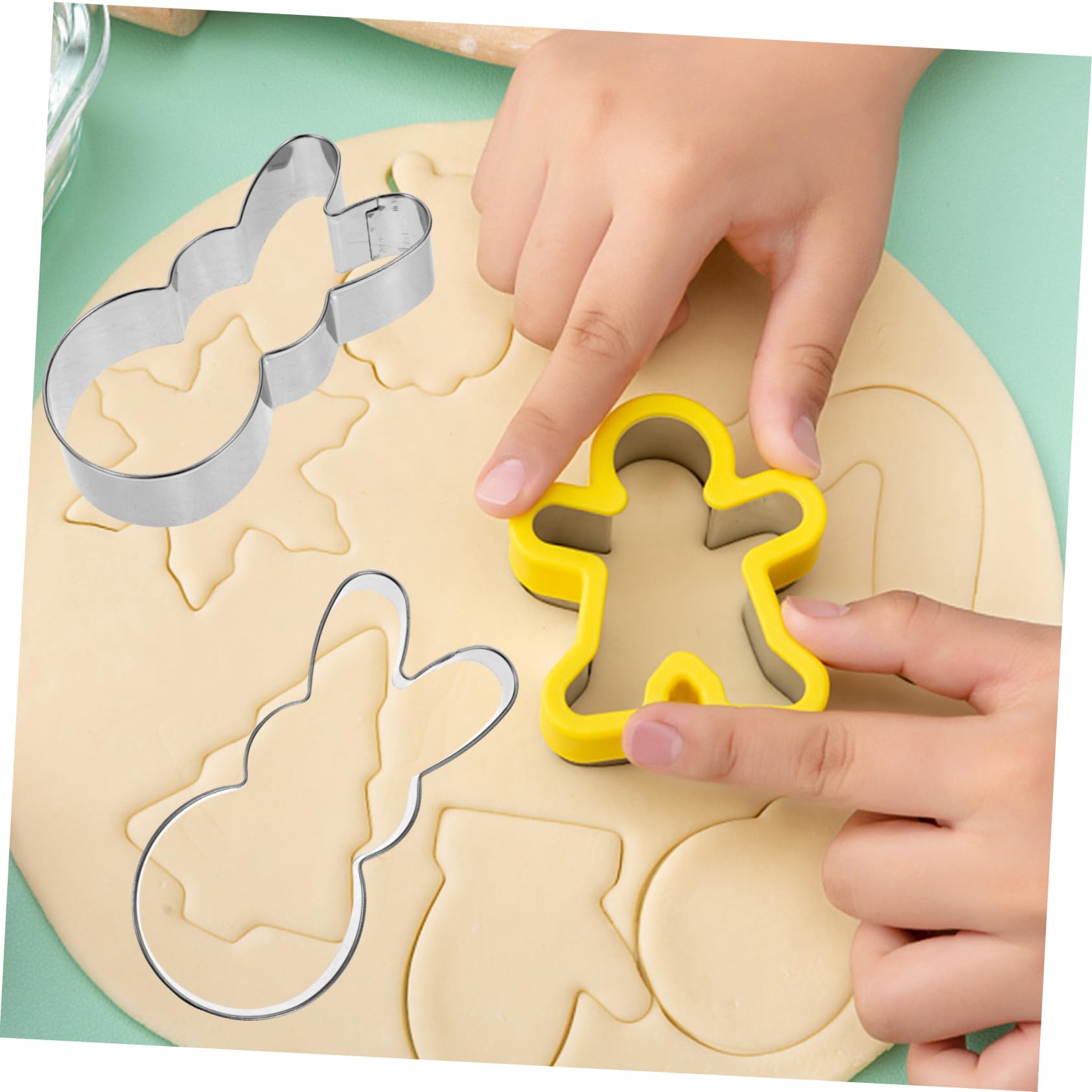 Cabilock 4 Juegos Cortador De Galletas De Conejo Cortador De Galletas De Bebé Cortadores De Galletas Fantasmas Kitchen Gadgets Moldes Para Galletas Molde Pequeño Para Galletas 6 Piezas * 4