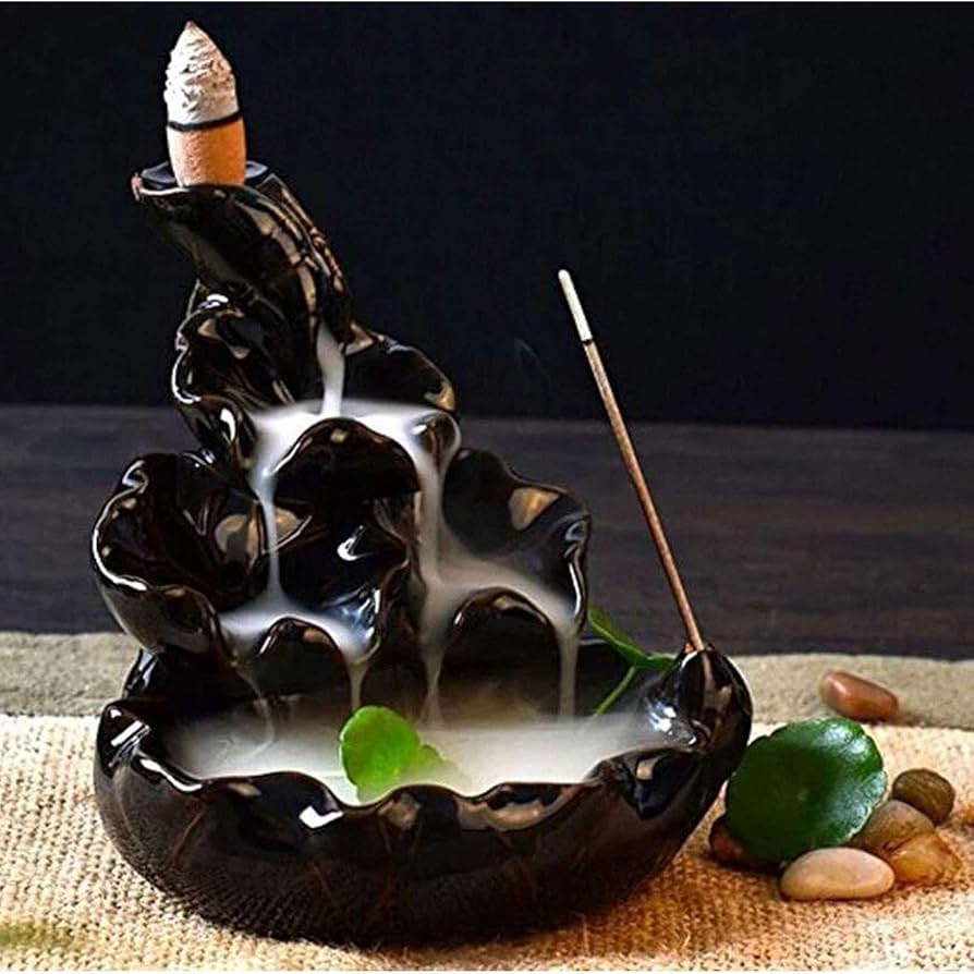 PICKARTME Smoke Fountain Incense Holder Showpiece with Backflow