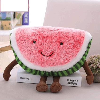 Amazon かわいいスイカチェリー人形枕フルーツぬいぐるみラグドールギフト小さなスイカ枕 抱き枕 オンライン通販