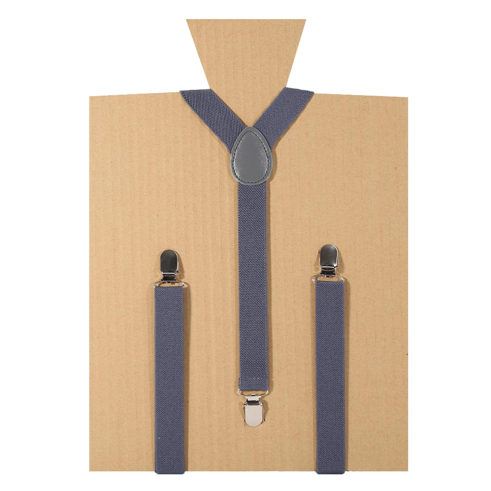 matumou Unisex Elastic Y-Shape Braces Men's Women's Adjustable Clip-on Suspenders