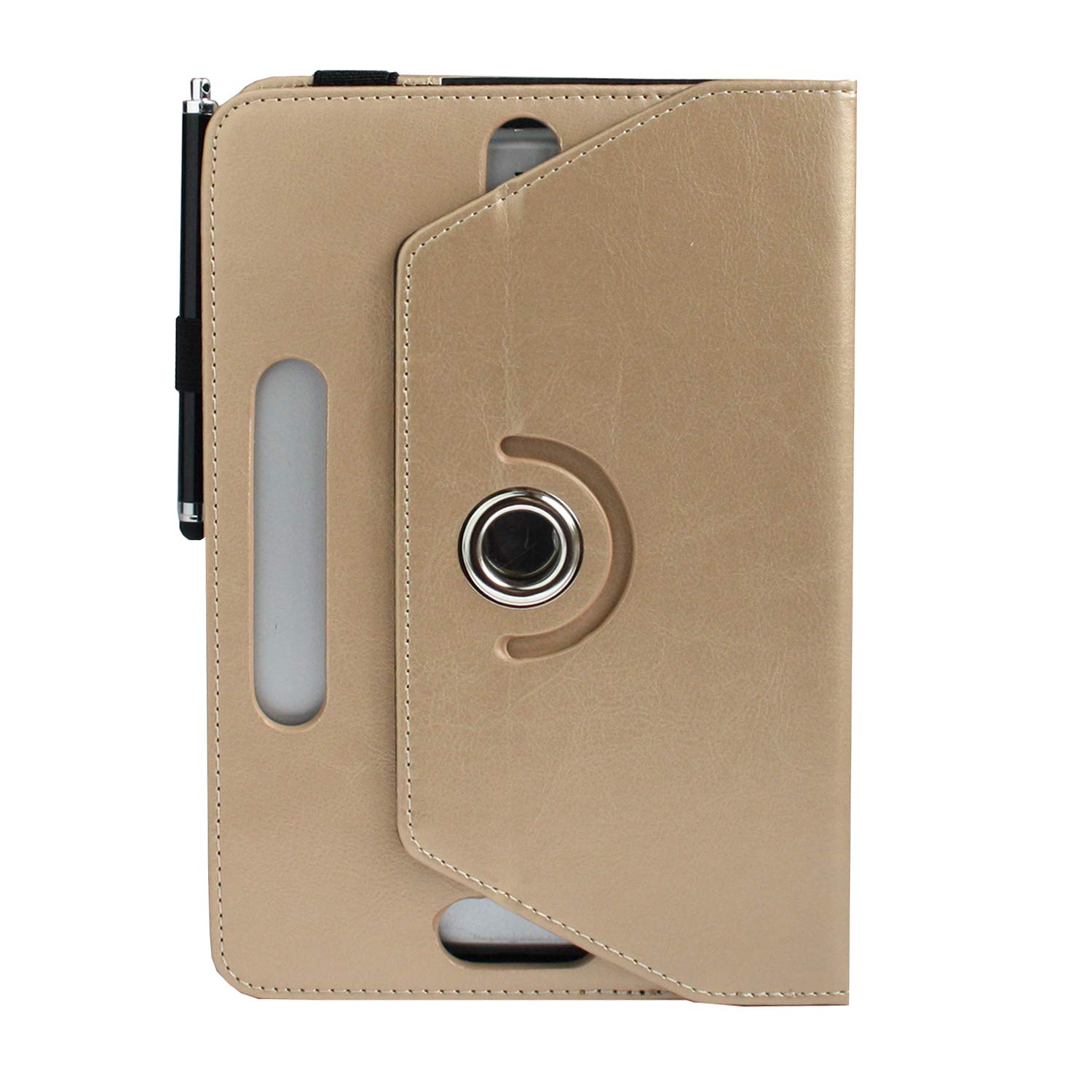 Emartbuy Black/Red Carbon Premium PU Leather Magnetic Slim