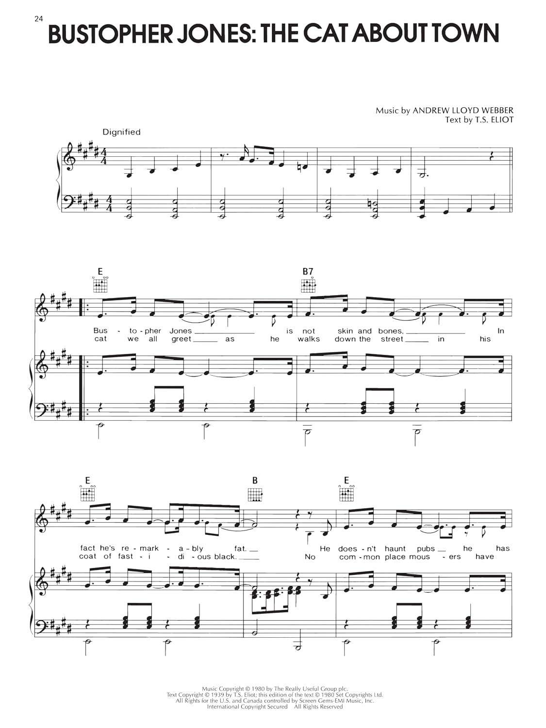 Cats: Vocal Selections
