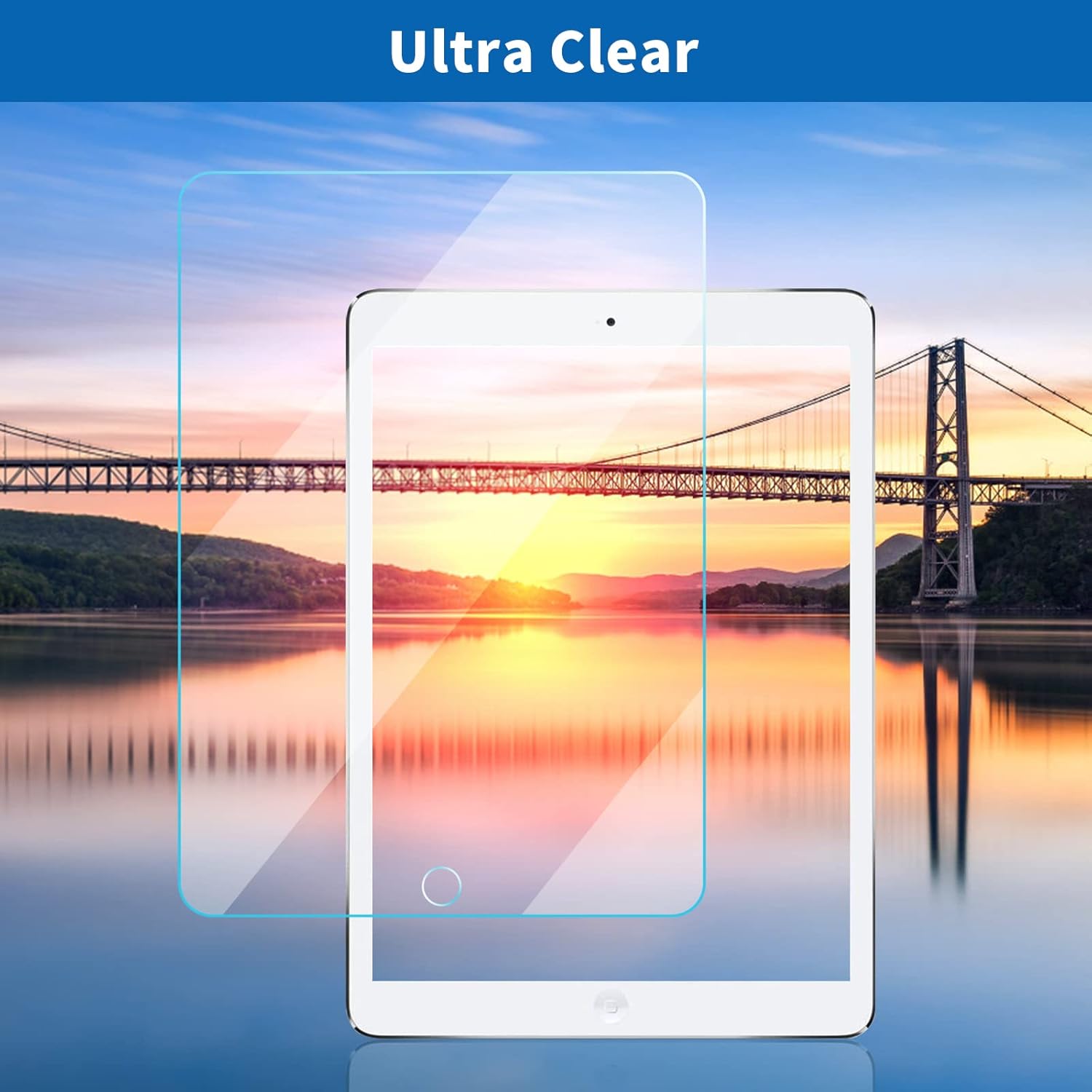 Whioltl Screen Protector for iPad Air 1, iPad Air 2 (9.7-Inch, 2018/2017 Model, 6th / 5th Generation), iPad Pro 9.7-Inch - Image 4