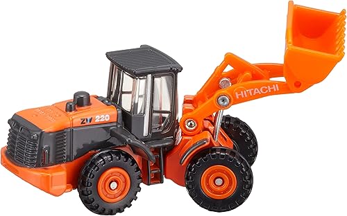 Miniatura 2 de Takara Tomy Tomica 071 Hitachi Maquinaria de Construcción Cargadora de ruedas ZW220 (Caja)
