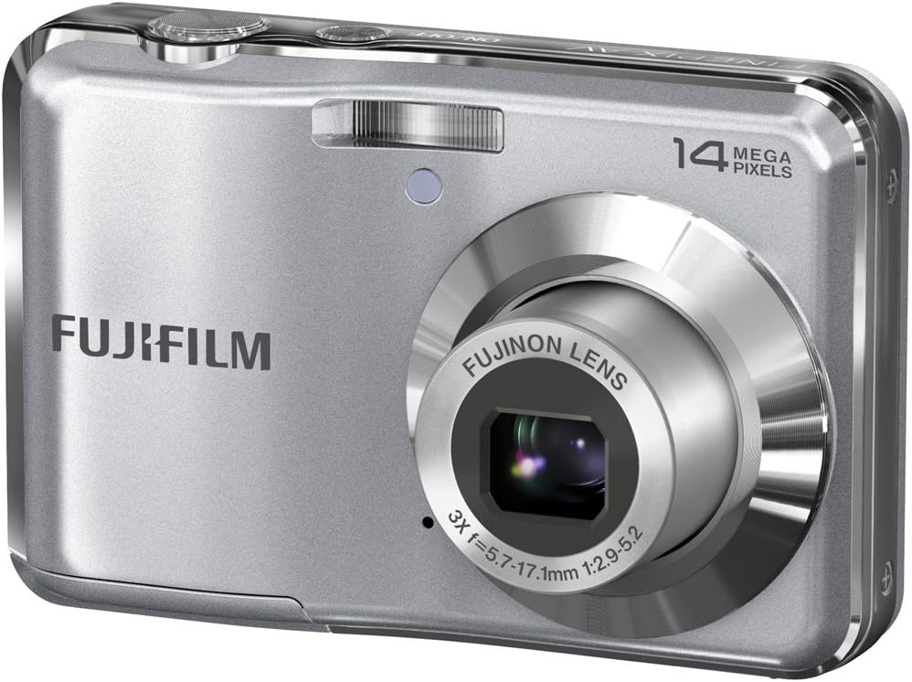 Fujifilm FinePix AV200 14 MP Digital Camera with Fujinon 3x Optical Zoom Lens (Silver)