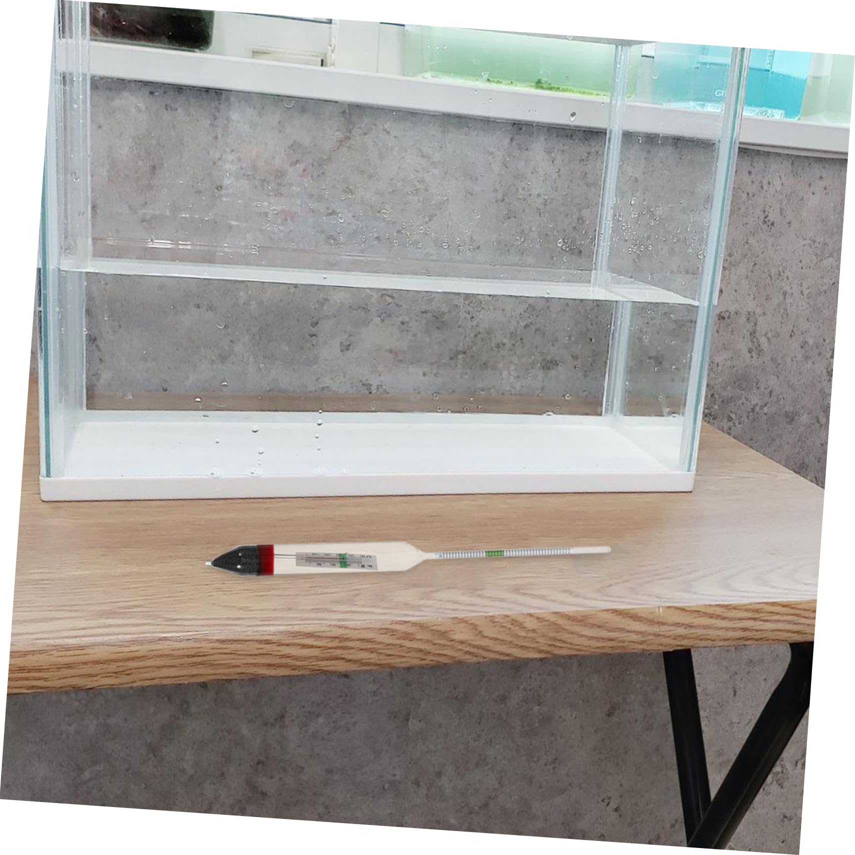MUSISALY Hydrometer Accurate Meter for Aquarium Glass Tester Portable Hydrometer for Freshwater