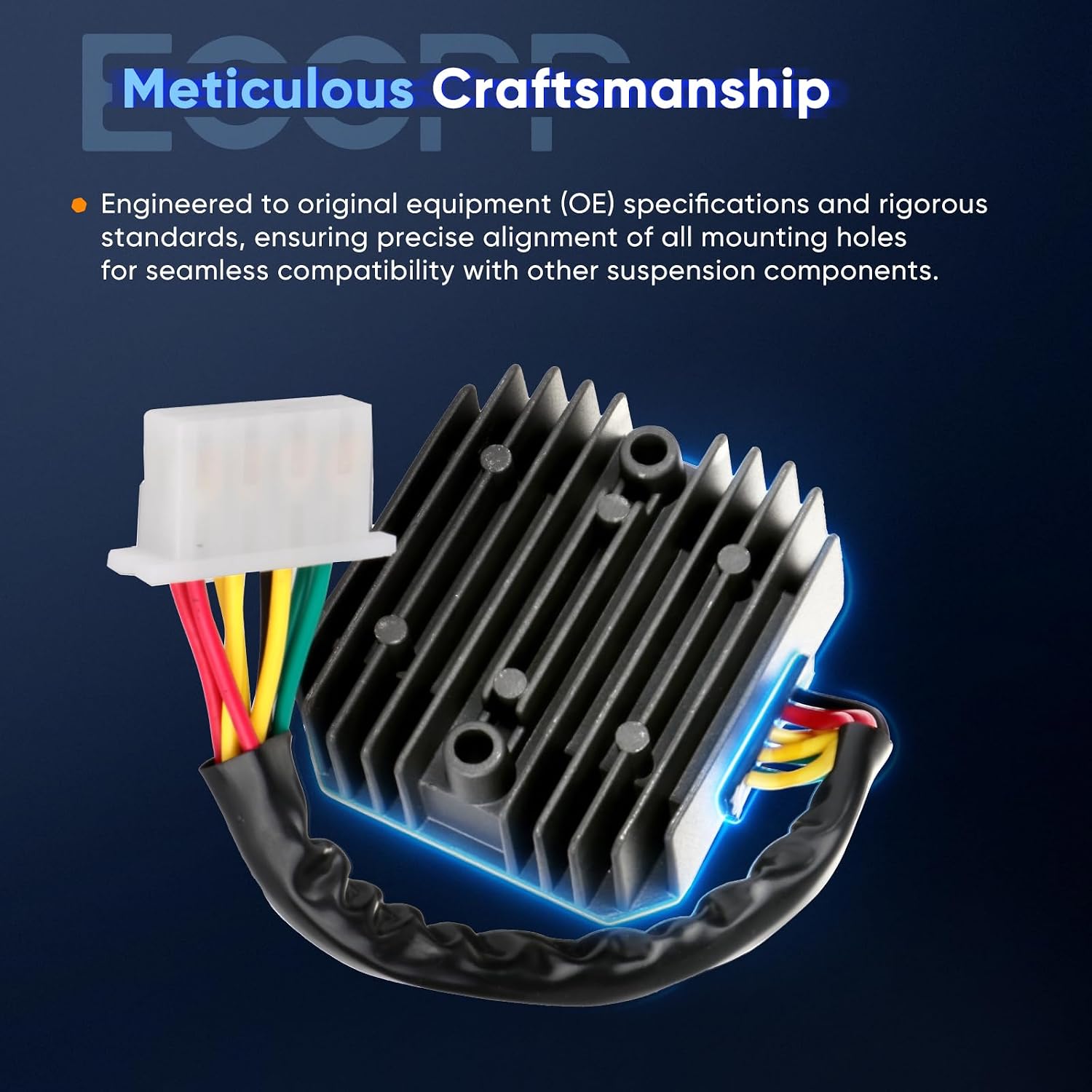 ECCPP Voltage Regulator Rectifier Fit for 1975 1976 1977 1989 1979 for Honda Goldwing 1000 1980 1981 1982 1983 for Honda Goldwing 1100 1984 1985 1986 1987 for Honda Goldwing 1200 Rectifier Regulator