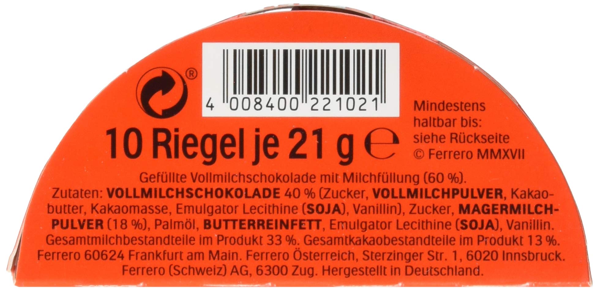 Kinder Riegel, 28er Pack (28 x 100 g)