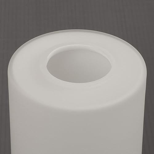 Miniatura 7 de Eumyviv Reemplazo de pantalla de lámpara de vidrio esmerilado blanco ópalo con apertura de 1-58 pulgadas para lámpara colgante de iluminación A00042