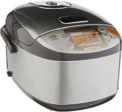 ZOJI NP-GBC05-XT Induction Heating System Rice Cooker and Warmer, Stainless Dark Brown