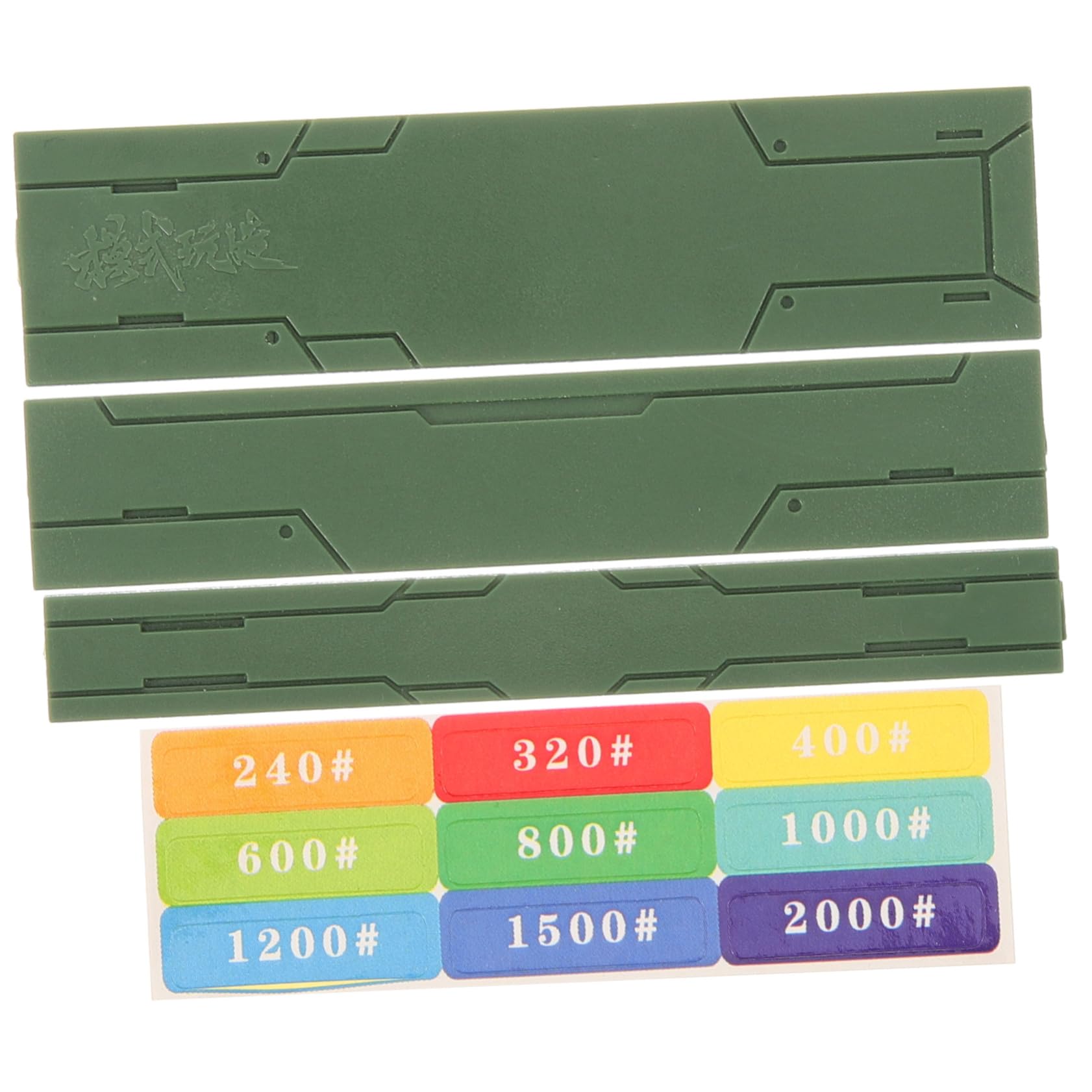 Angoily Model Sanding Tools Set 3pcs Detail Sanding Kit Polishing Board for Toy DIY Supply