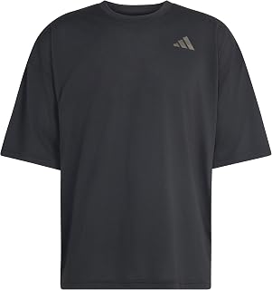 [アディダス] 半袖 テニス ニュー YORK オーバーサイズド Tシャツ メンズ QY605 ブラック (KR9542)