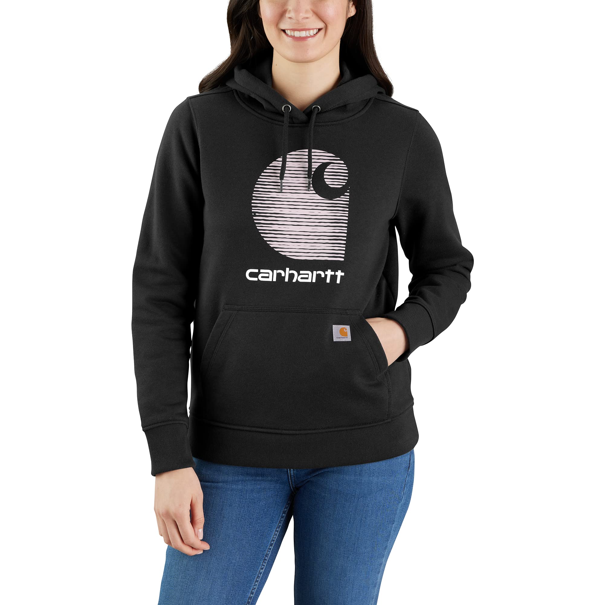 Women's Rain Defender Relaxed Fit Midweight "C" Logo Graphic Sweatshirt