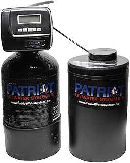 Patriot Freedom RV Water Softener System – Automatic Regeneration, Digital Display, Portable Design, NSF/ANSI Certified, Made in USA