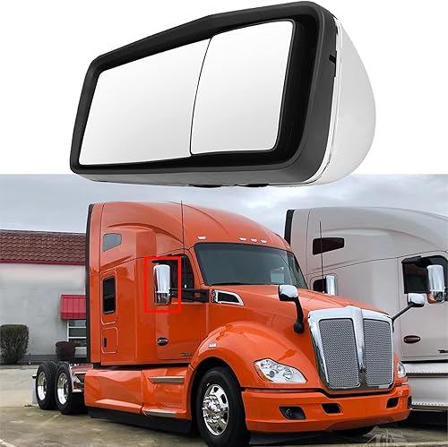 Vista 18 de High Soar Kenworth T680 T880 - Conjunto de espejo retrovisor motorizado con descongelación calentada, repuesto para Kenworth T880 T680 T680 lado