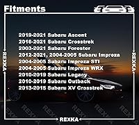 Vista 3 de Rexka 25 piezas LiftGate 909130115 Clip de retención para panel de placa de desgaste compatible con Subaru Ascent, Crosstrek, Forester, Impreza