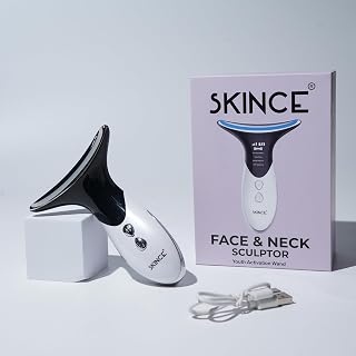 Skince Face & Neck Sculptor,Multifunctional Facial Skin Care Tools,3 Color Led Beauty Device for Home Use,Skin Rejuvenatio... Price In India