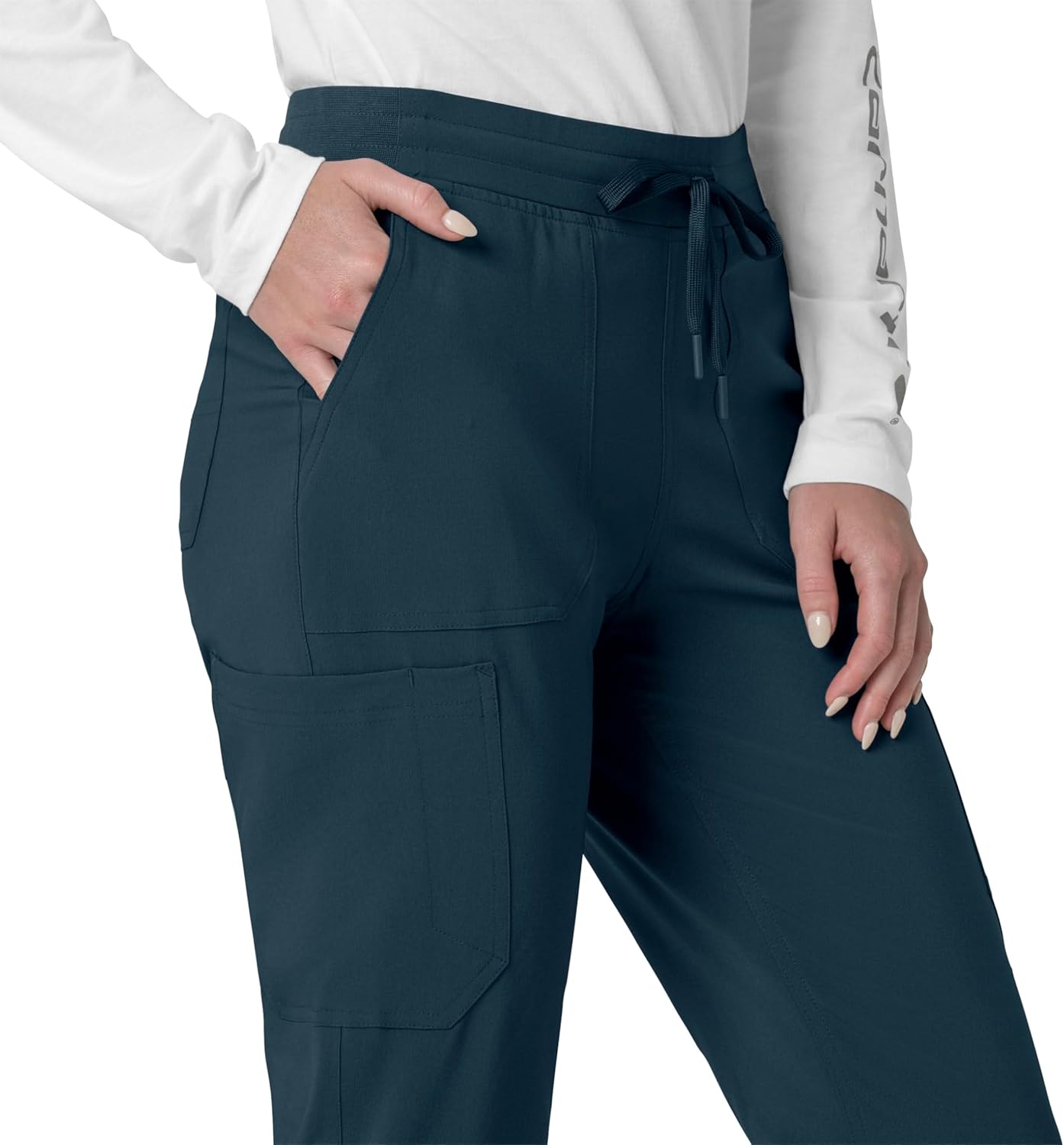 Carhartt Women's Force Cross-Flex Modern Fit Cargo Jogger Scrub Pants - Image 9