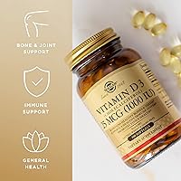 Vista 4 de Solgar Vitamin D3 (Cholecalciferol) 25 mcg (1000 IU) - 100 Softgels - Helps Maintain Healthy Bones & Teeth - Immune System Support - Non-GMO, Gluten