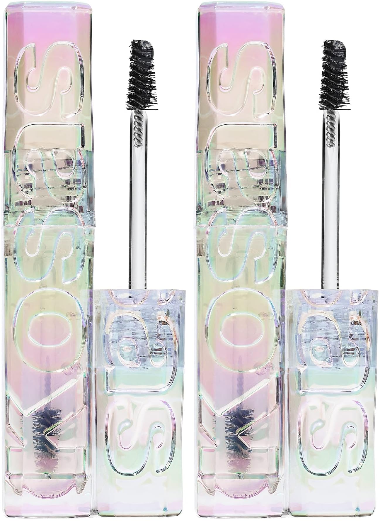 Kosas Air Brow Tinted Gel with Clean, Vegan Ingredients for Fluffy, Full and Healthy Brows, Longwear (Clear) (Pack of 2)