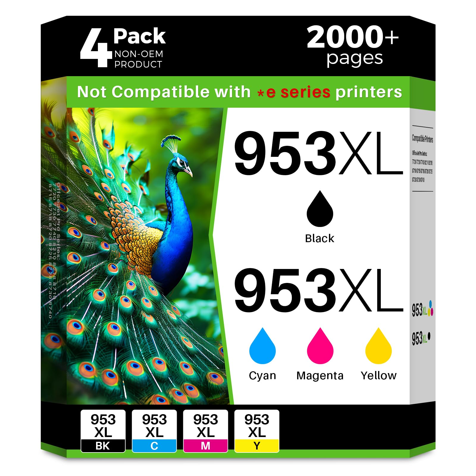 219X Toner Cartridge Kompatibel für HP 219X 219A Tonerkartusche als Ersatz mit HP Color LaserJet Pro 3202dn 3202dw MFP