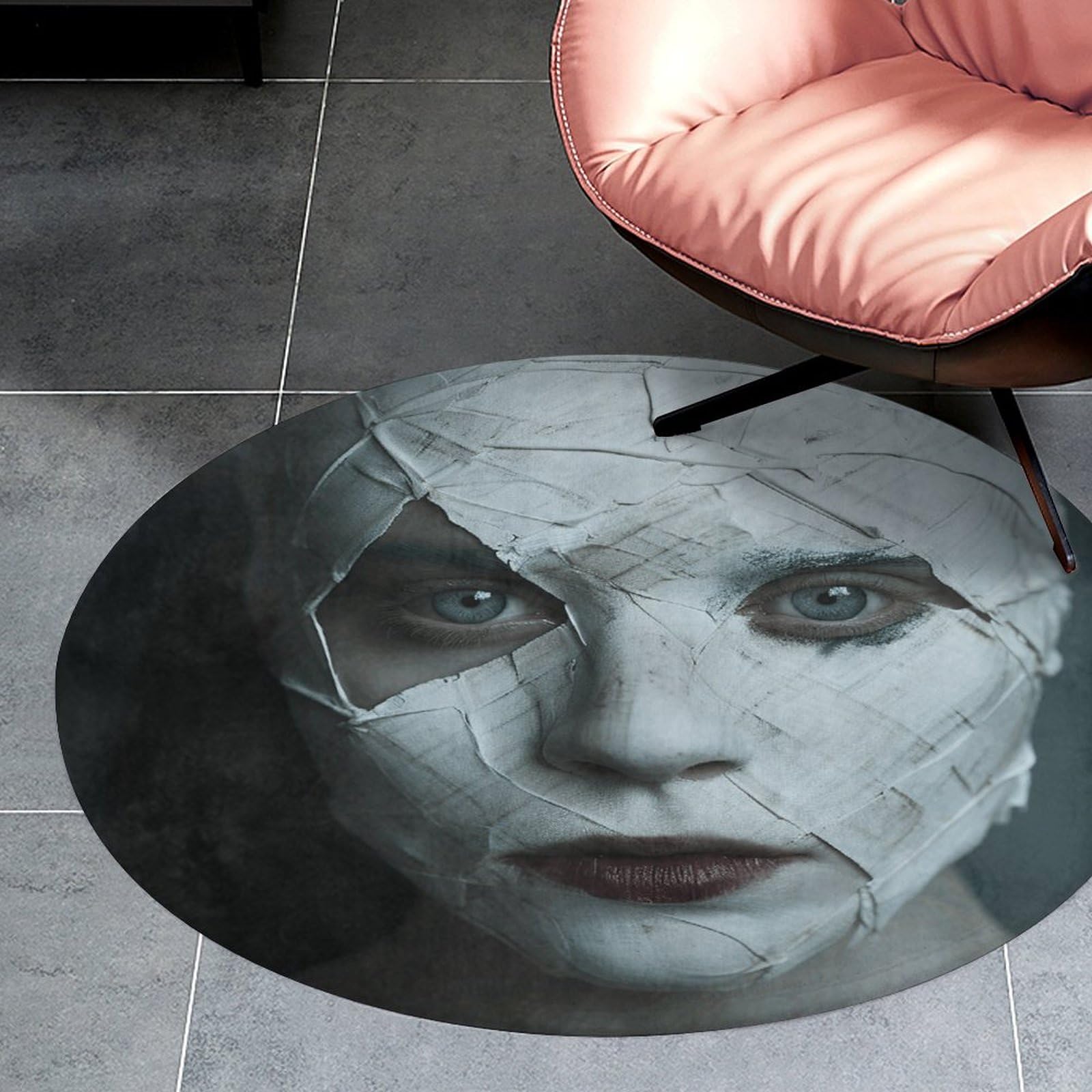 Tapis de sol pour coin maquillage et coiffeuse de chambre