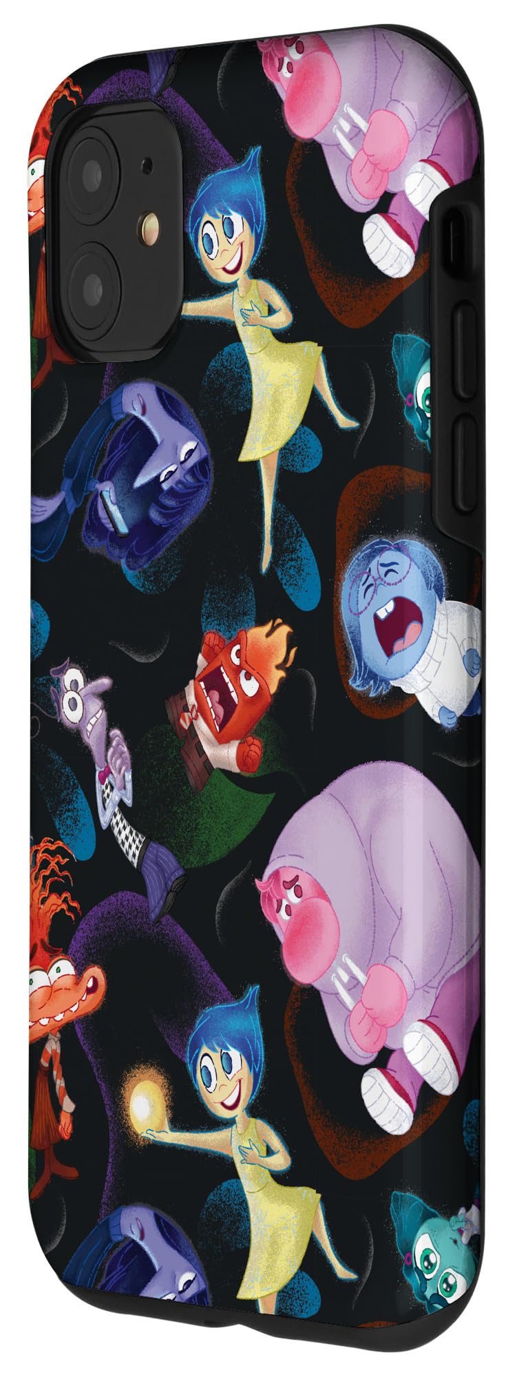 Disney and Pixar’s Inside Out 2 Painterly Emotions Case for iPhone 11, Black - Image 2