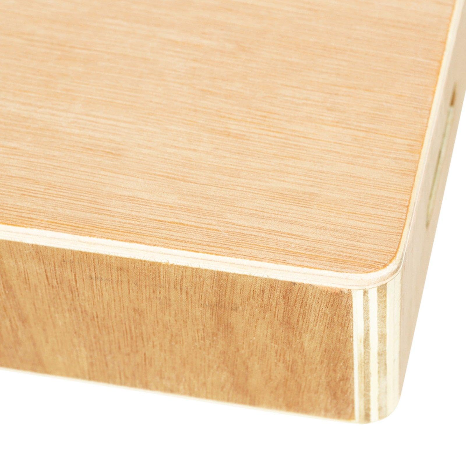 Amagogo Tamburo a percussione portatile compatto e facile da suonare, con suono risonante, in legno, percussione a mano, professionale per feste in casa