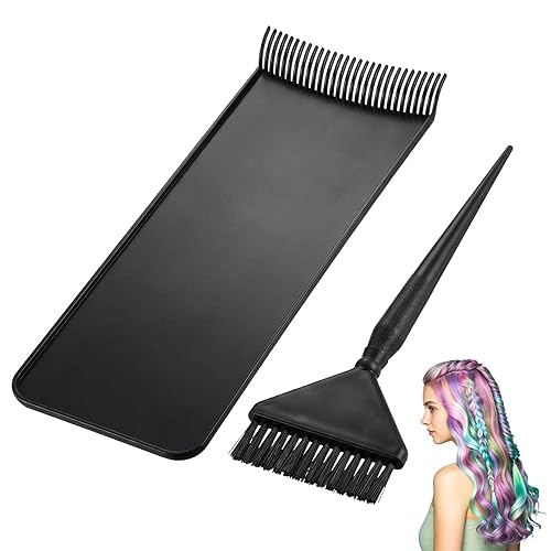 Ptwola 2 PCS Hair Coloring Board Balayage Highlighting Board and