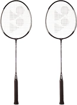 Yonex Badminton Racquet GR 303 With Extra Grip Pack Of 2 Black