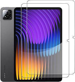 واقي شاشة من فورتبولي متوافق مع شاومي مي باد 7-7 برو 11.2 انش 2024 فيلم طبقة الزجاج المقسى 9H مقاومة للخدش وخالية الفقاعات لشاومي 7-7 شفاف