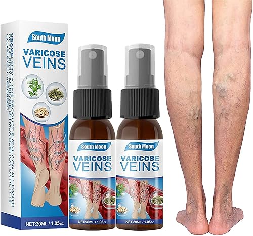 Spray de tratamiento de venas varicosas curativas venosas aerosol milagroso de venas varicosas aerosol curativo de venas varicosas 2 unidades x 10fl disponible en Yaxa Colombia