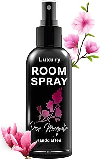 Luxury Room & Air Freshener Spray - Long Lasting Odor Eliminator with Essential Oils, Home Fragrance Supplies - Pier Magnolia (3.4oz)