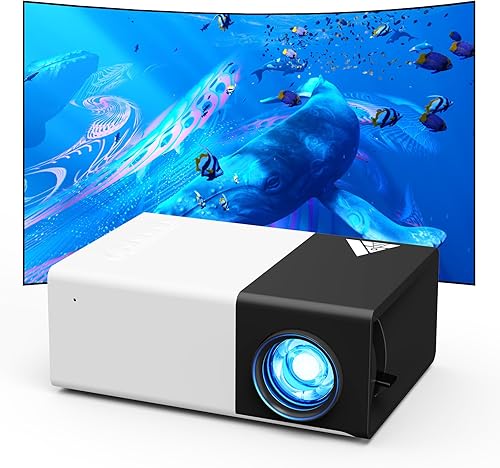 Mini proyector con proyectores portátiles Wifi compatible con 1080P 170 pulgadas Mini proyector de película HD, proyectores para exteriores