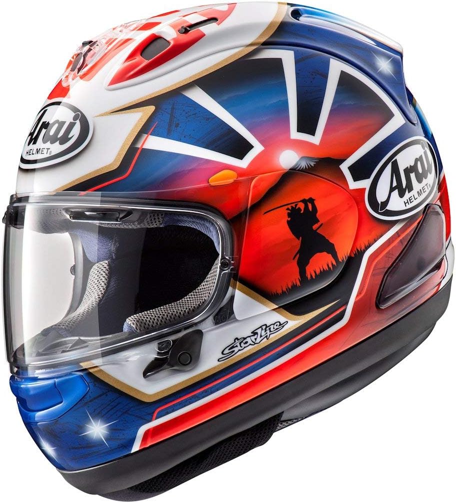 アライ(Arai) バイクヘルメット フルフェイス ペドロサ侍スピリット ブルー 61-62cm