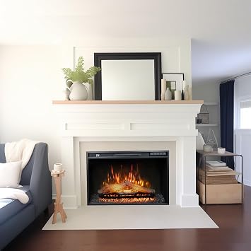 27 Wide Electric Fireplace Insert