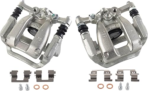 Vista 1539 de TRQ - Juego de pinzas de freno delantero