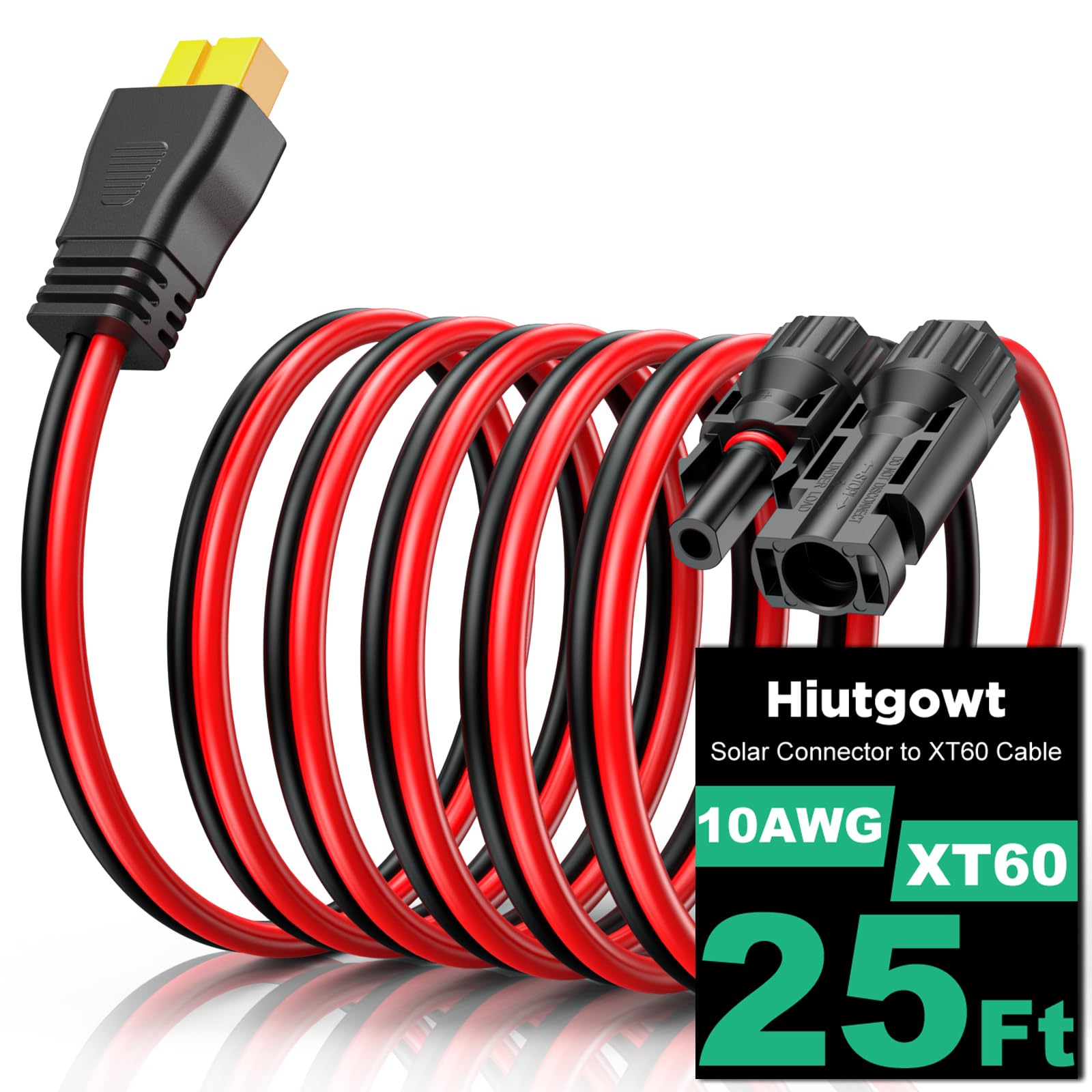 Câble solaire XT60 10 AWG 7,6m connecteur extension panneau solaire