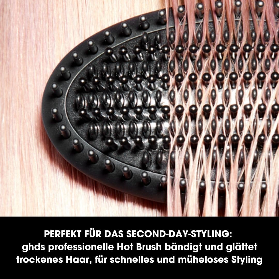 ghd glide Hot Brush: Elektrische Haarglätter Bürste für geschmeidiges Haar