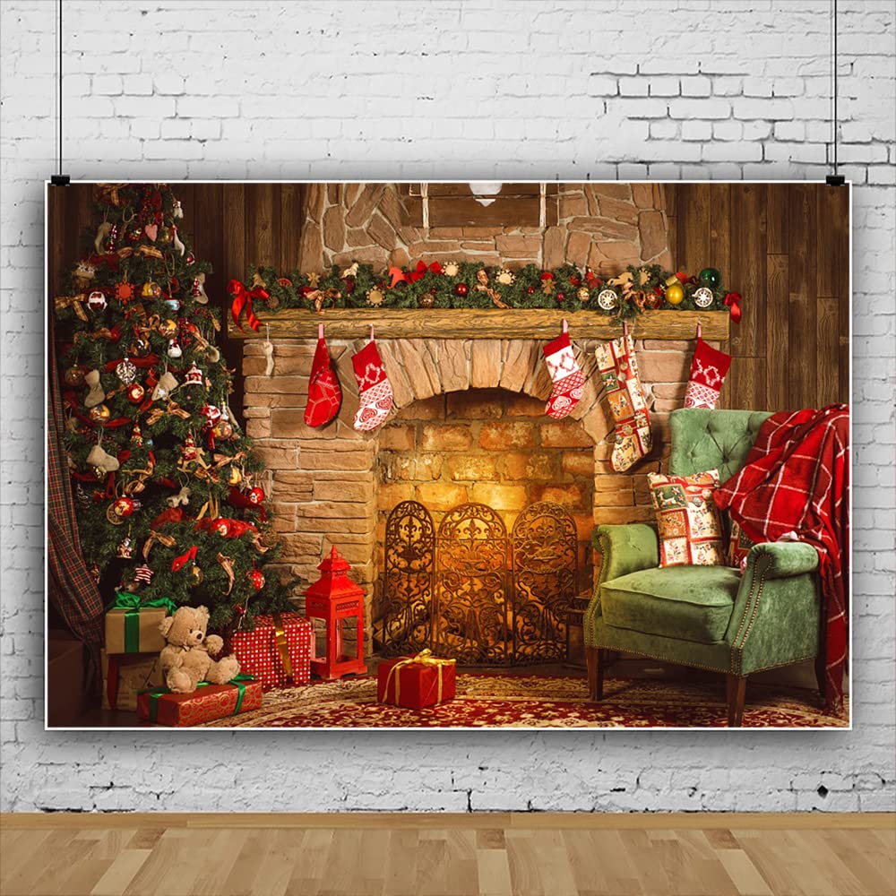 Weihnachts-Fotohintergrund Mit Schneemann – 285 X 195 Cm – Aus Polyester, Inkl. Aufhängeschnur