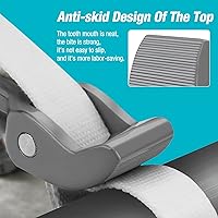 Vista 4 de DURATECH Llave de correa de 12 pulgadas, llaves de tubo de correa de nailon ajustables, llave de abridor de correa de filtro de aceite