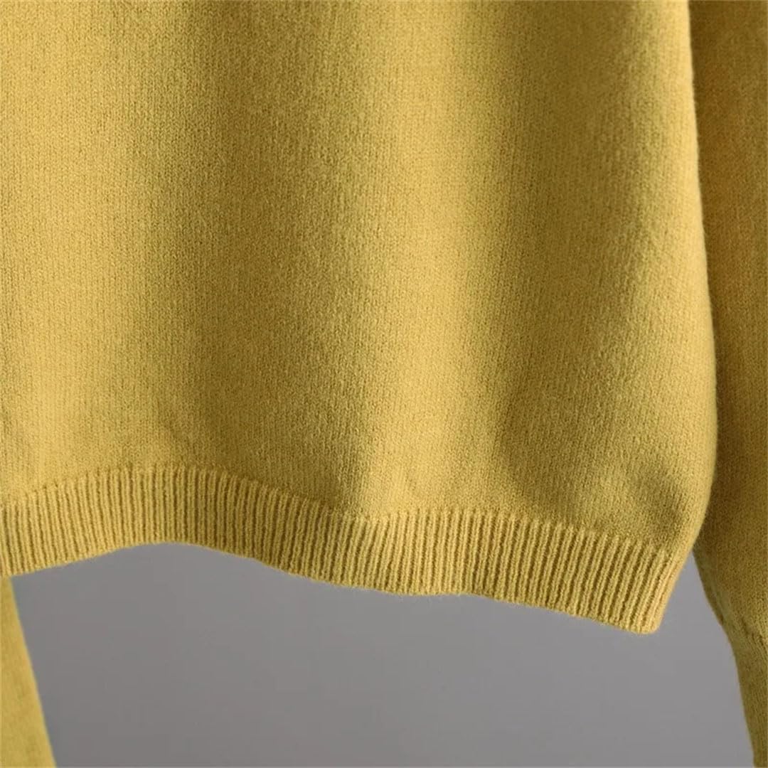 Ensemble tricoté deux pièces en cachemire pour femme avec pull et pantalon