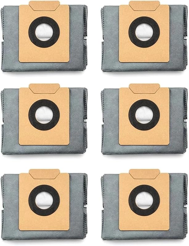 eufy 6-Pack Large Capacity Dust Bags Compatible with X10 Pro Robot Vacuum | Genuine eufy Part, Easy Installation, Maintains Optimal Cleaning Performance