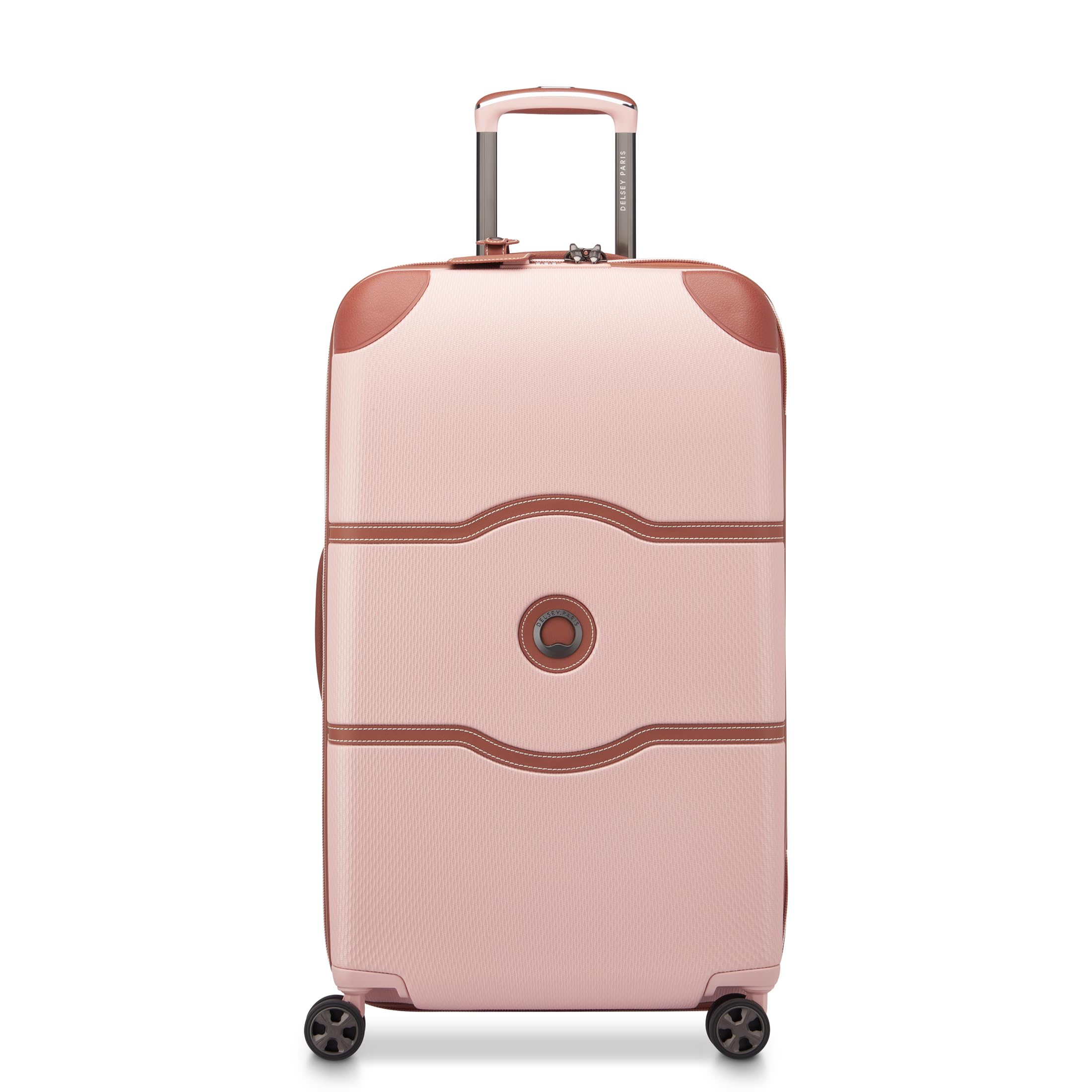 DELSEY PARIS Chatelet Air 2.0 Checked Luggage Trunk 26 Inch, Hardside Polycarbonate Suitc…